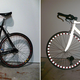 Illustration for article titled Retroreflective Bright Bike Looks Black, Glows White in Headlights